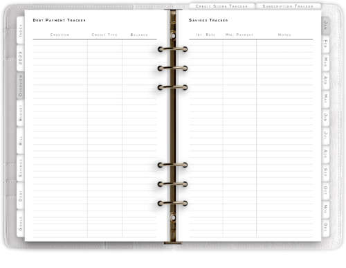 2024 Finance Digital Planner - 76 Pages - Hyperlinked Tabs - Goodnotes