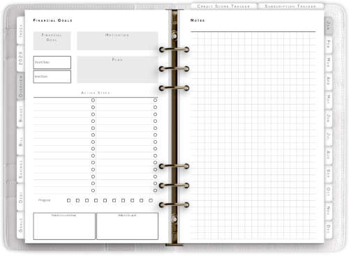 2024 Finance Digital Planner - 76 Pages - Hyperlinked Tabs - Goodnotes