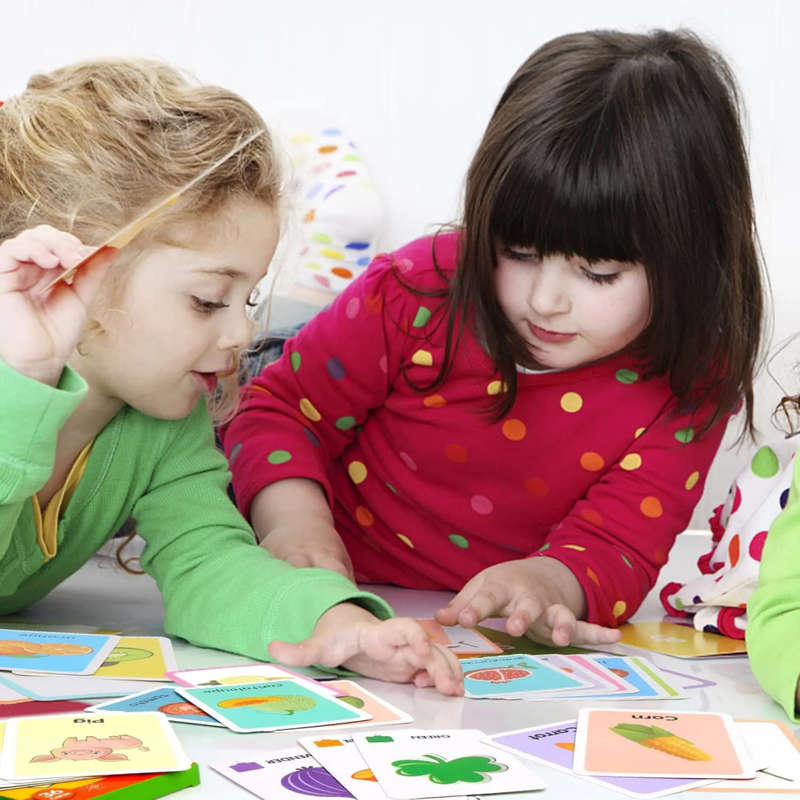 36-Pcs Children Recognition Shape Fruits Fun Learning and Educational Flashcards