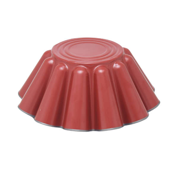 Red Alloy Steel 15x6cm Cake Mould