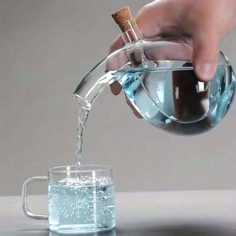 2 in 1 Borosilicate Glass Oil and Vinegar Dispenser (390/80ml)