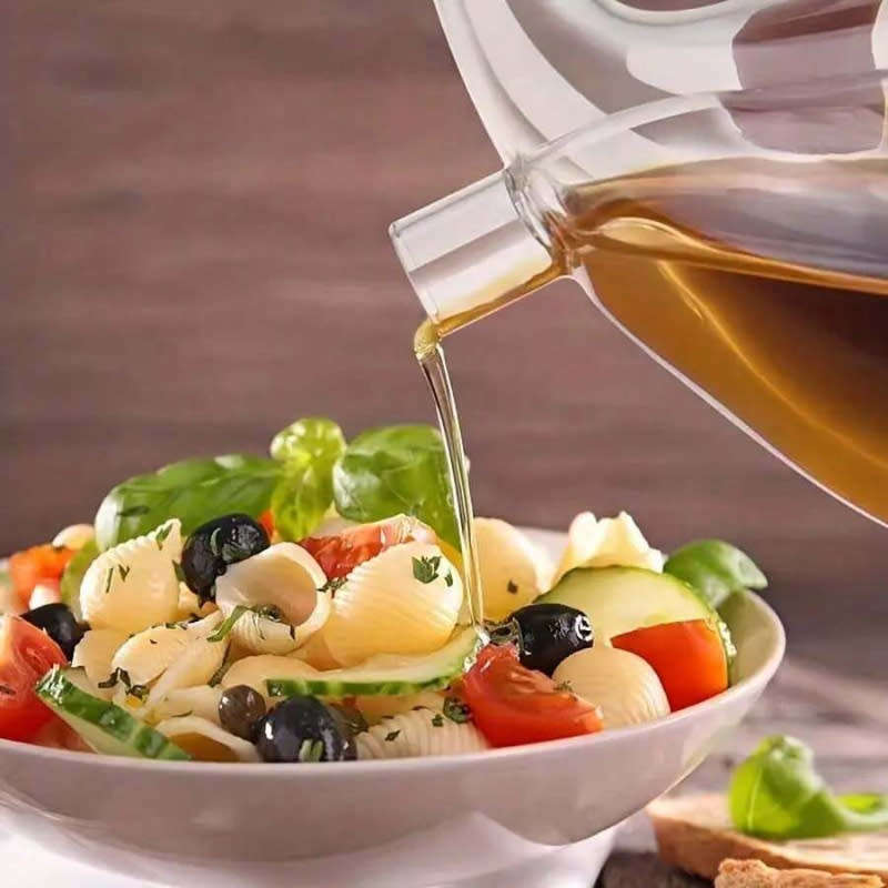 2 in 1 Borosilicate Glass Oil and Vinegar Dispenser (390/80ml)