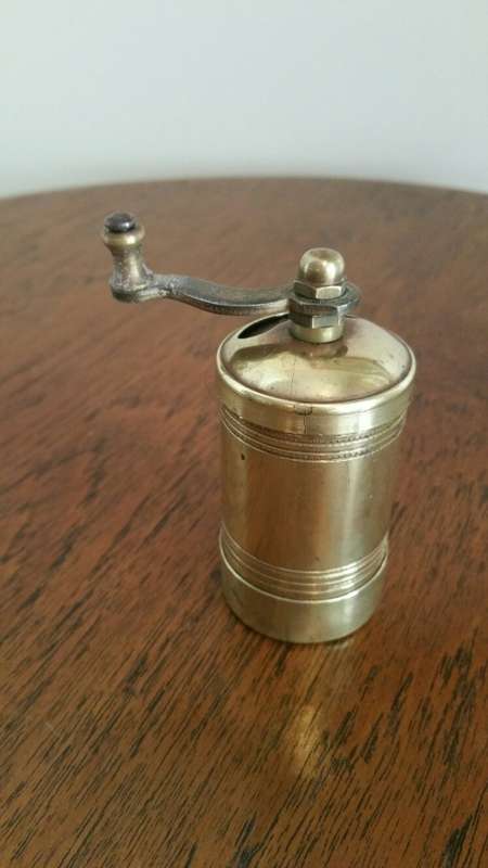 A Vintage Brass Pepper grinder
