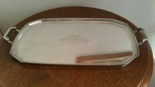 A Mappin and Webb Silver Plated Drinks Tray