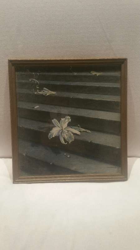A Small Framed Tretchikoff Print: Lost Orchid