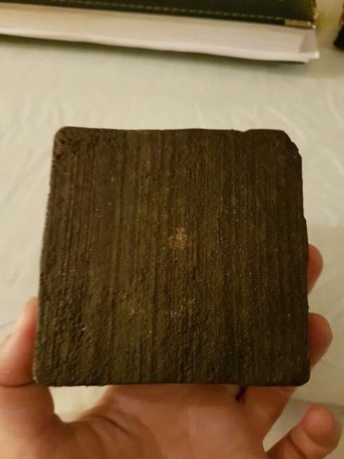 A Vintage Wooden Decorative piece, possibly Indain Textile Stamp