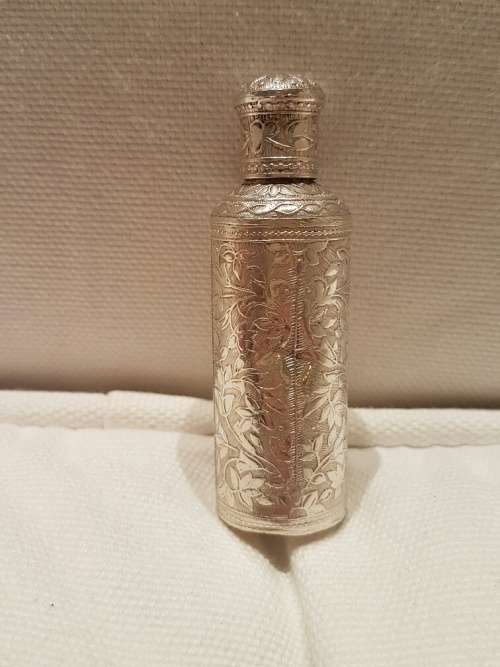 A Stunning Silver Perfume Bottle
