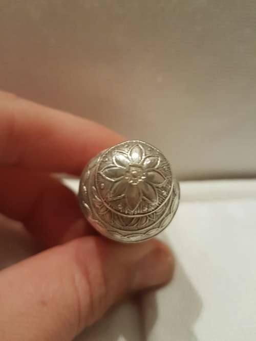 A Stunning Silver Perfume Bottle
