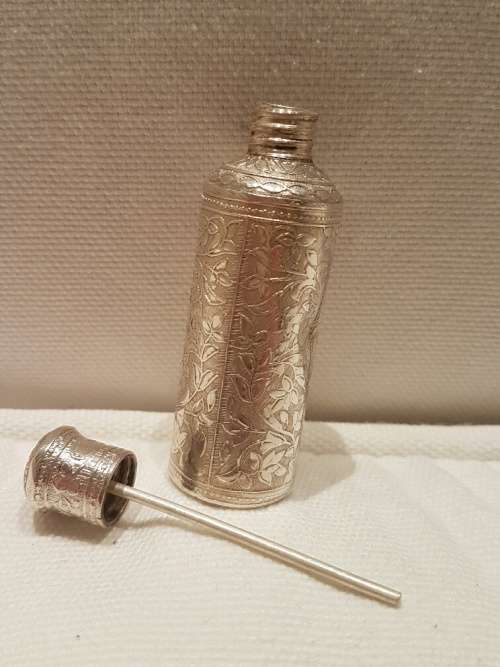 A Stunning Silver Perfume Bottle