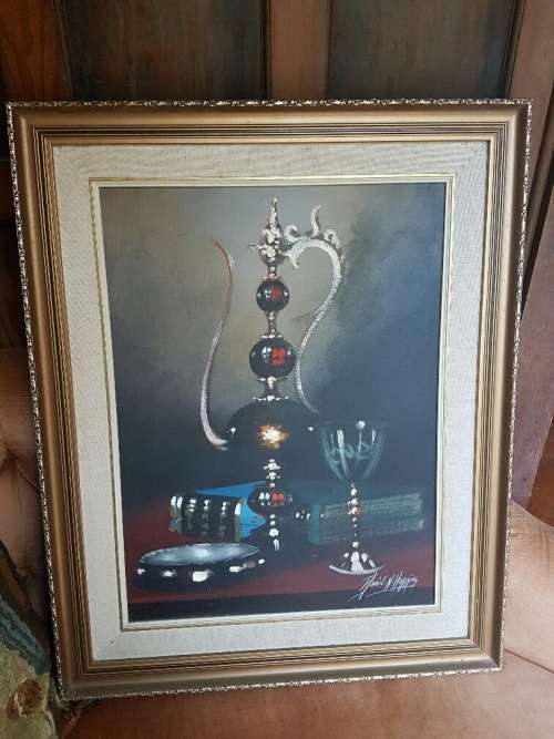 Denzil N Herring(SA 1940-2008) Oil on Board Still Life