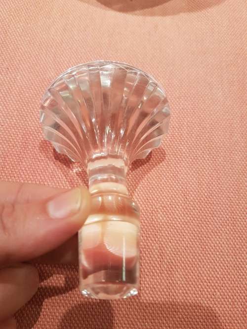 A Magnificent Baccarat Clear Crystal Wine Decanter and Stopper Massena