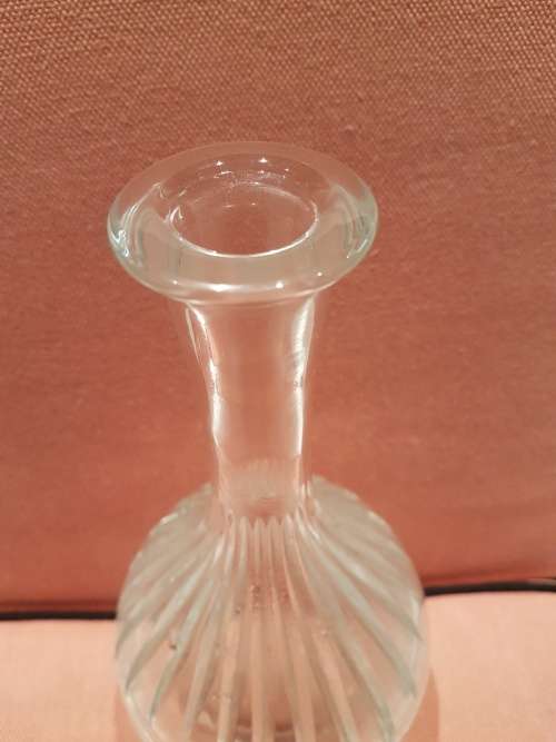 A Magnificent Baccarat Clear Crystal Wine Decanter and Stopper Massena
