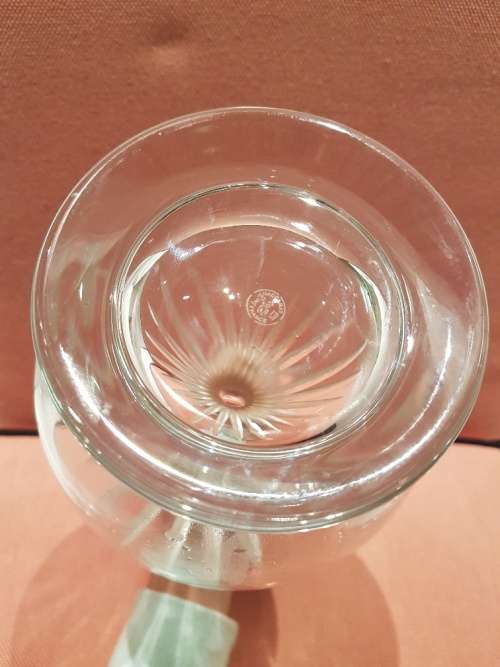 A Magnificent Baccarat Clear Crystal Wine Decanter and Stopper Massena