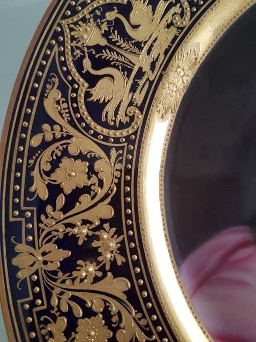 Franz Xavier Thallmaier Porcelain Plate Muchen " Grafin Holnstein"