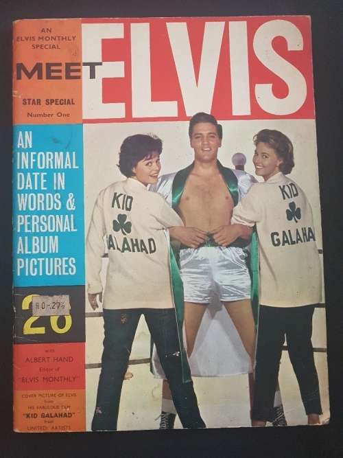 Elvis Presley Signature Product Memorabilia Box DeAGOSTINI and Contents