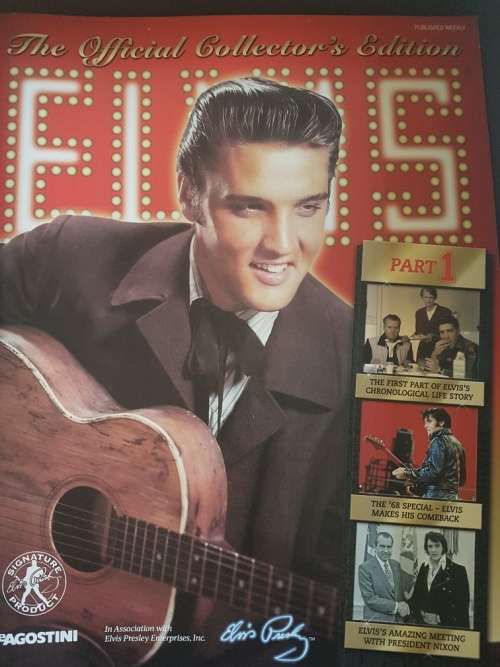Elvis Presley Signature Product Memorabilia Box DeAGOSTINI and Contents