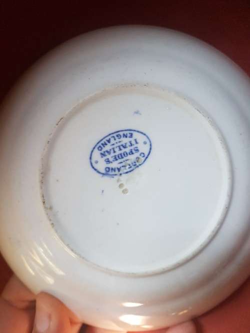 FOR Simone ONLY A Pair of Italian Copeland Spode Blue Cereal Bowls