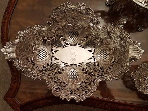 An Important Edwardian Silver Epergne James Dixon and Sons Sheffield 1903 1422grams