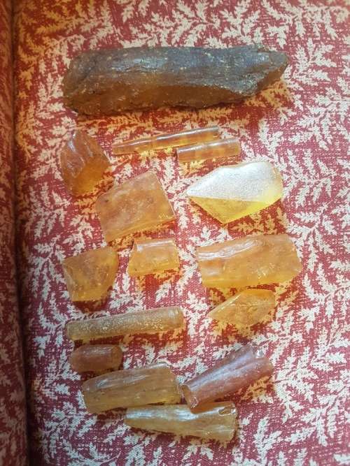 Assorted Natural Amber Pieces 125grams