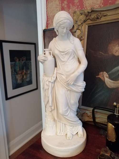For Brad only Copeland Spode Parian Ware Rebekah Statue