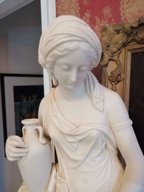 For Brad only Copeland Spode Parian Ware Rebekah Statue