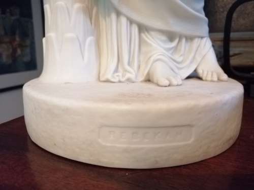 For Brad only Copeland Spode Parian Ware Rebekah Statue