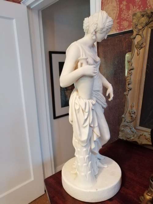 For Brad only Copeland Spode Parian Ware Rebekah Statue