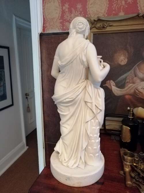 For Brad only Copeland Spode Parian Ware Rebekah Statue
