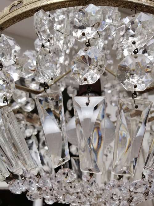 Gorgeous Real Crystal Chandelier !