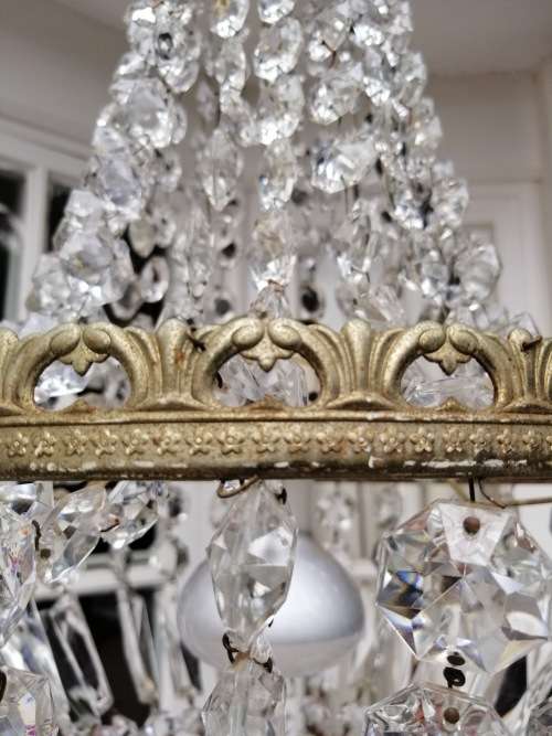 Gorgeous Real Crystal Chandelier !