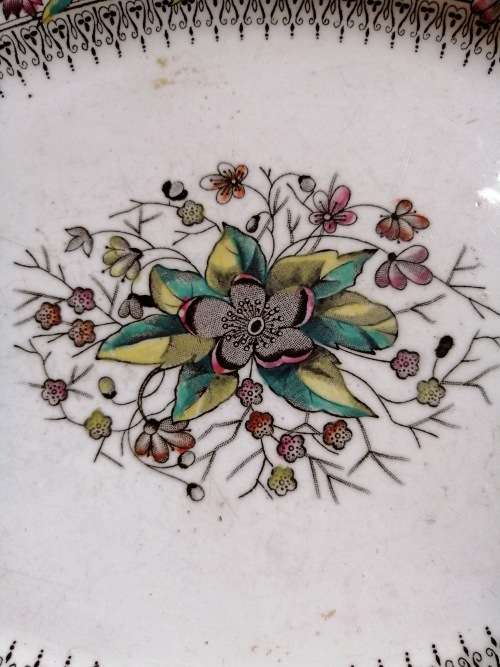 Keeling and Co Victorian Platter Floral Motif