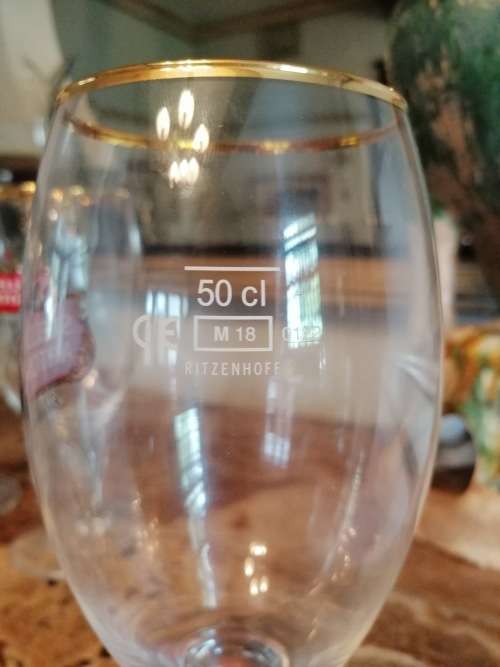 6 Stella Atois Belgium Ritzenhoff Beer Glasses 50cl