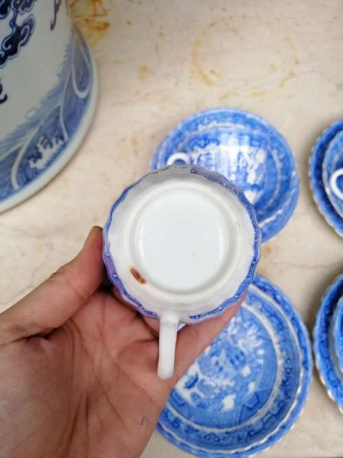 JCS & Co Foley Willow Pattern Trios