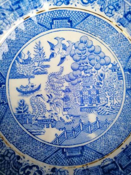 JCS & Co Foley Willow Pattern Trios