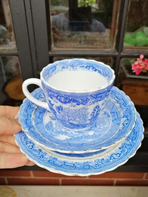 JCS & Co Foley Willow Pattern Trios