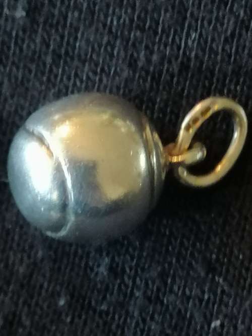 Tennis Fan! Stunning Solid Sterling silver pendants/charms Tennis Tshirt and Tennis Ball