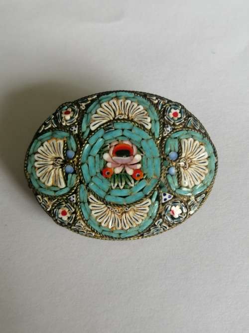 Gorgeous Mosaic Brooch