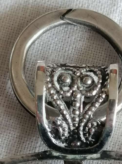 Austrian Silver Frame Pendant With Portrait of Madonna and Child Circa 1840