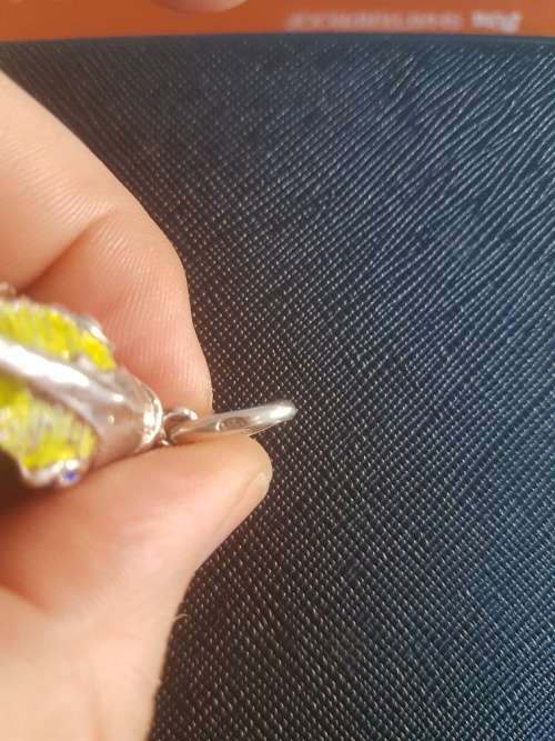 A Large Neri Articulated Italian Silver and Enamel Fish Pendant
