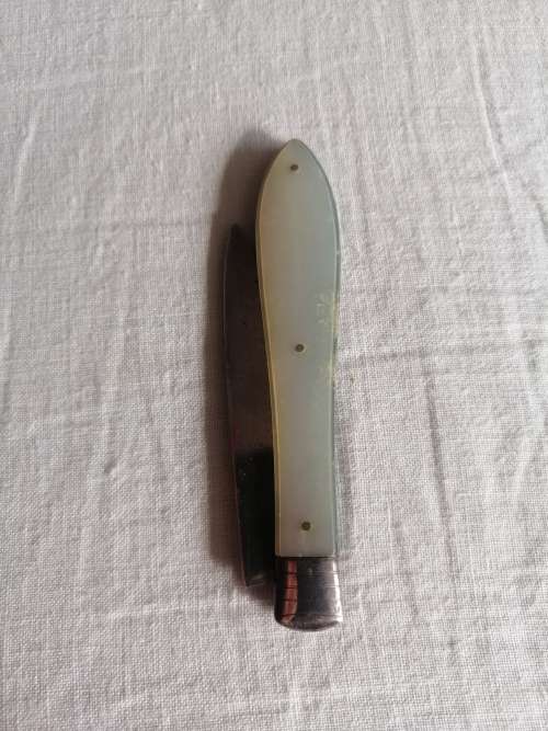 Mother of Pearl and Silver Pocket  Knife