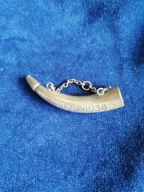 Voortrekker Eeufees Powder Horn Brass Pendant