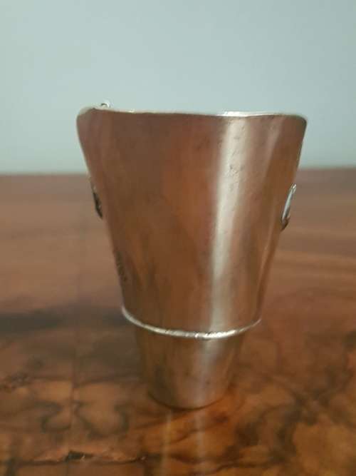 Chinese Export Silver Salt in the shape of a Shoe