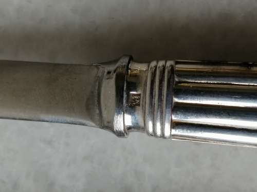 A Pair of Vintage Christofle Aria Silver Plated Letter Openers