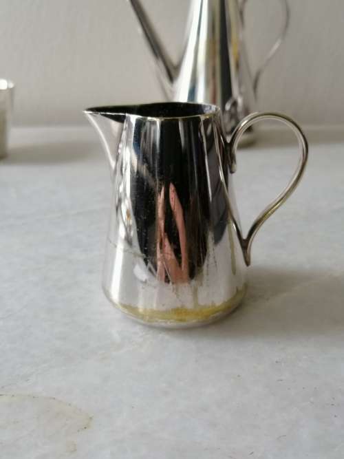 Art Deco Conical Shaped Silver Plated Tea/CoffeePot Set Hukin and Heath
