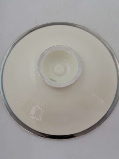 An Outstanding Rosenthal Porcelain and Pure Silver Footed Dish
