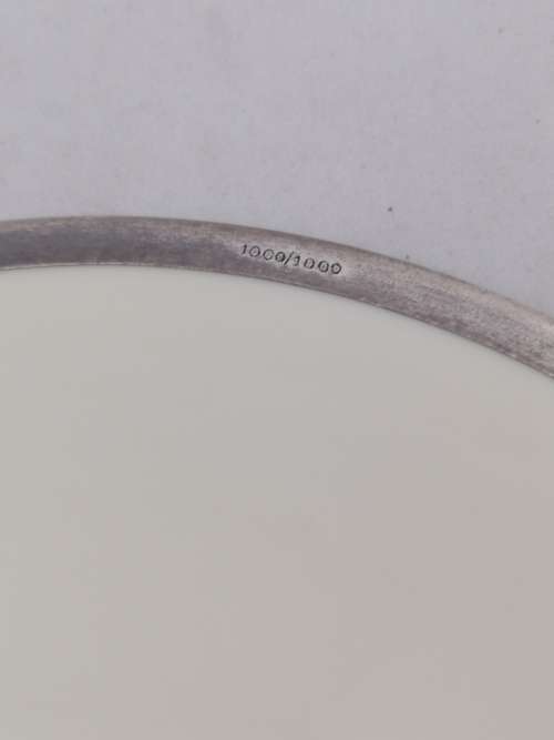 An Outstanding Rosenthal Porcelain and Pure Silver Footed Dish