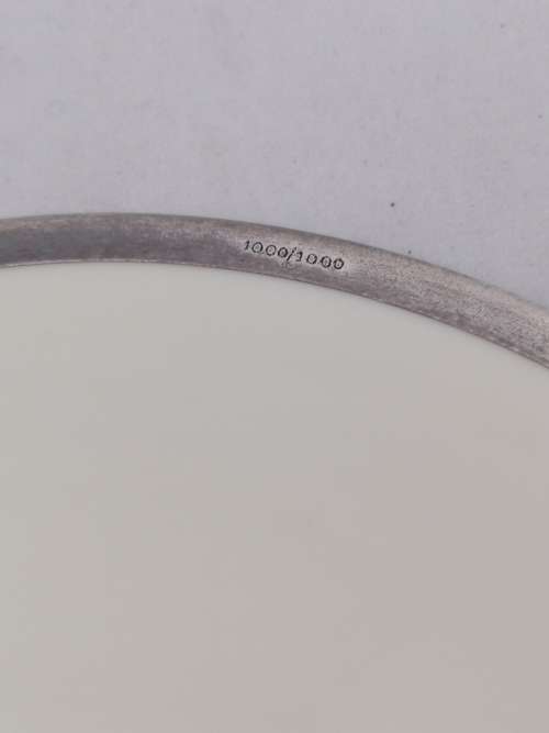An Outstanding Rosenthal Porcelain and Pure Silver Footed Dish