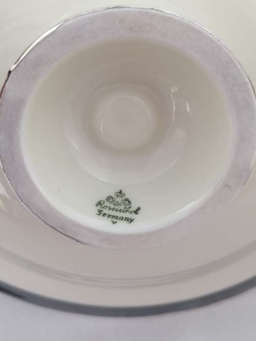 An Outstanding Rosenthal Porcelain and Pure Silver Footed Dish