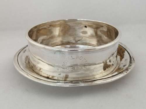 Royal Hotel Durban Silver Plated Wine Coaster