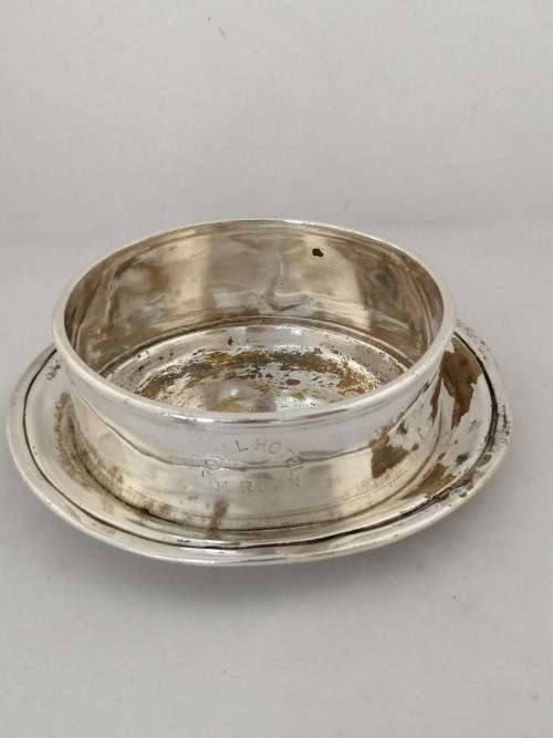 Royal Hotel Durban Silver Plated Wine Coaster